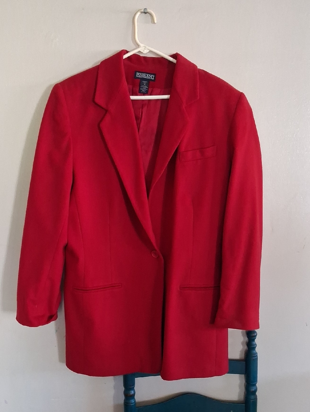 Pendleton Red Wool Blazer Jacket